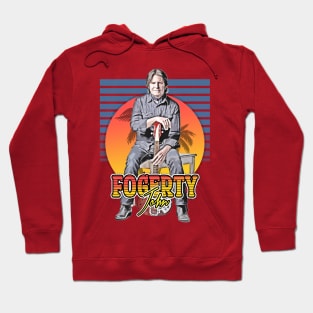 john fogerty retro style flyer vintage Hoodie